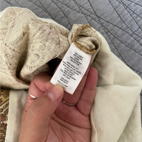 NWT House Of Harlow 1960 Mustard Paisley Country Western Romper W Belt Size 12 - Picture 7 of 8